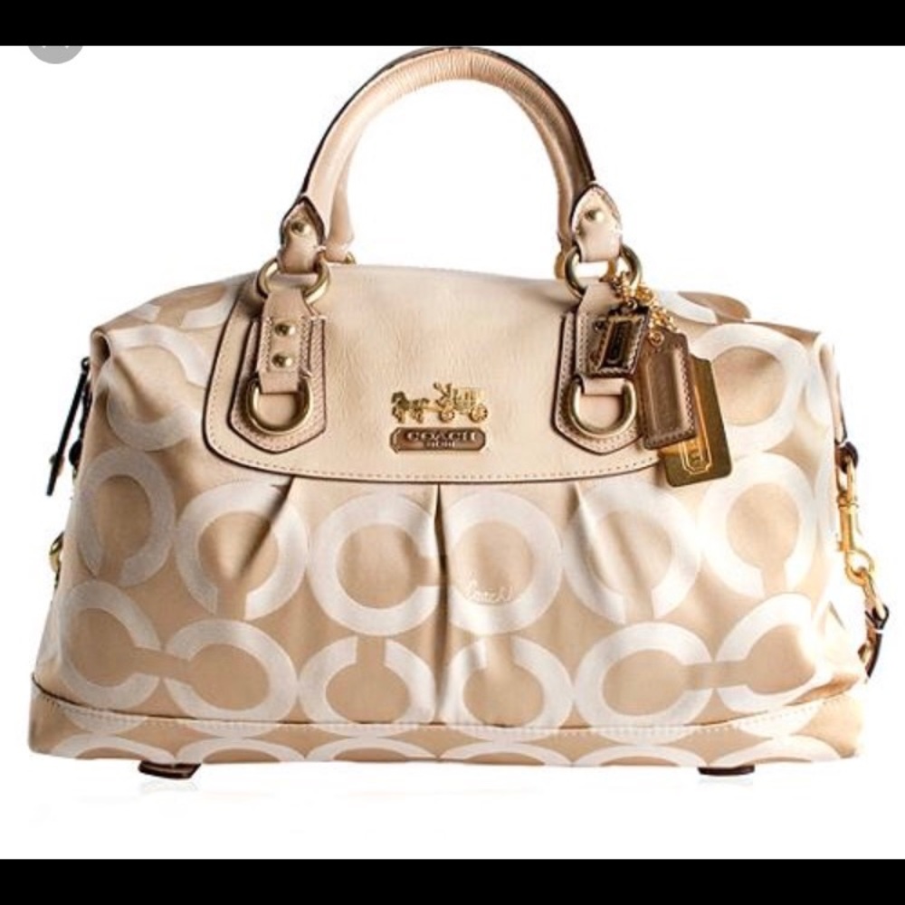 Never used with tags coach madison op sabrina bag